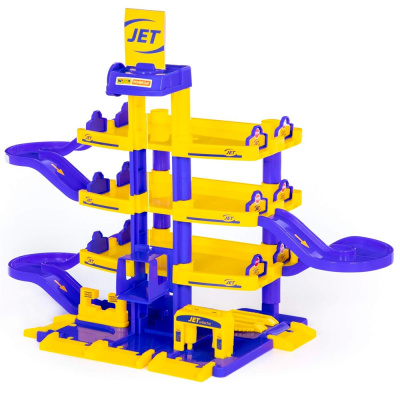 Игрушка Паркинг Jet 4-уровневый Полесье 40213 1